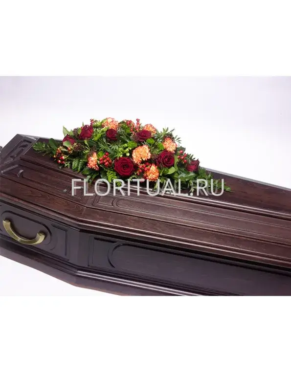 6102-14 Флоретки композиции на гроб №08